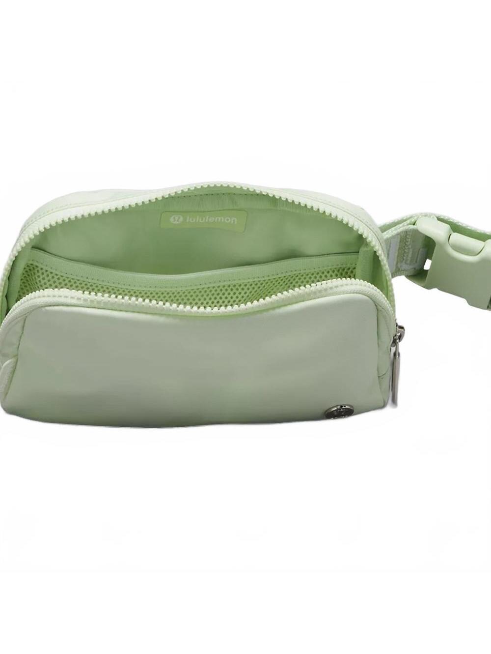 Lululemon Everywhere Belt Bag LU9AYNS Kohlrabi Green White NWT - Picture 3 of 7